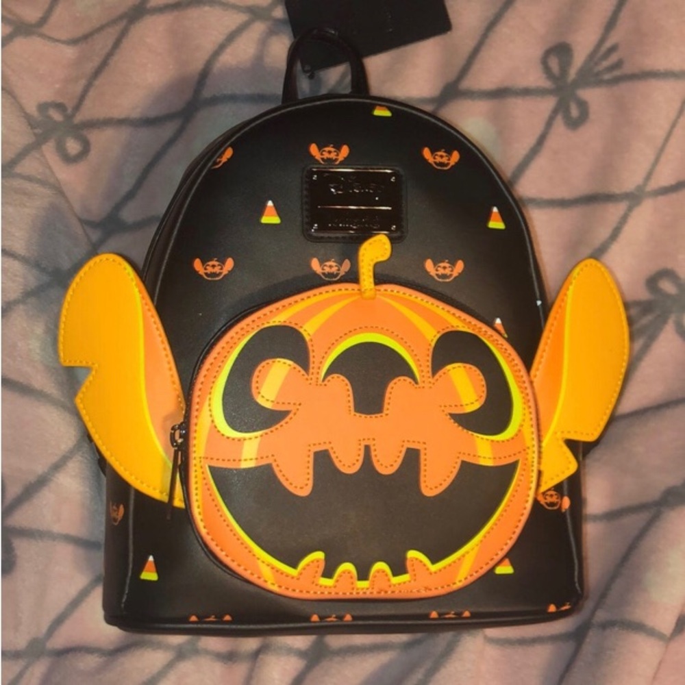 Loungefly pumpkin Stitch